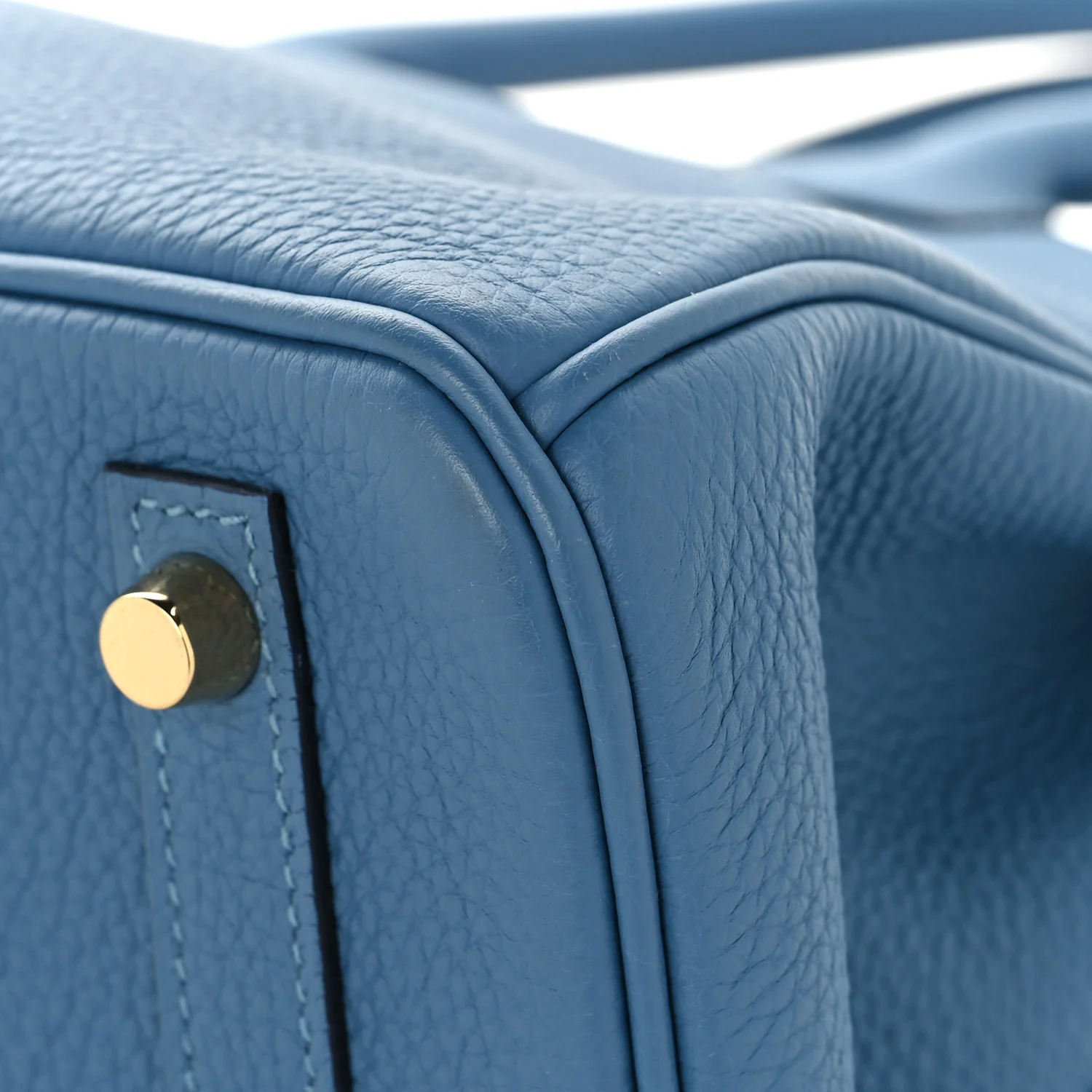 Togo Birkin 30 Bleu Azur