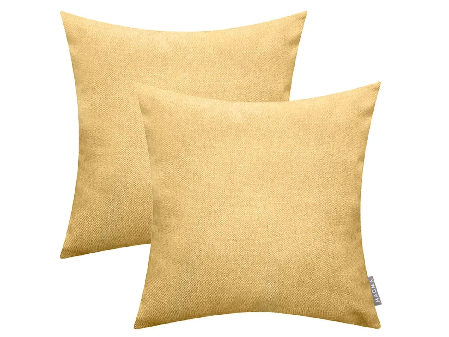 MAGMA Lot de 2 housses de coussin, 40 x 40 cm ou 50 x 50 cm