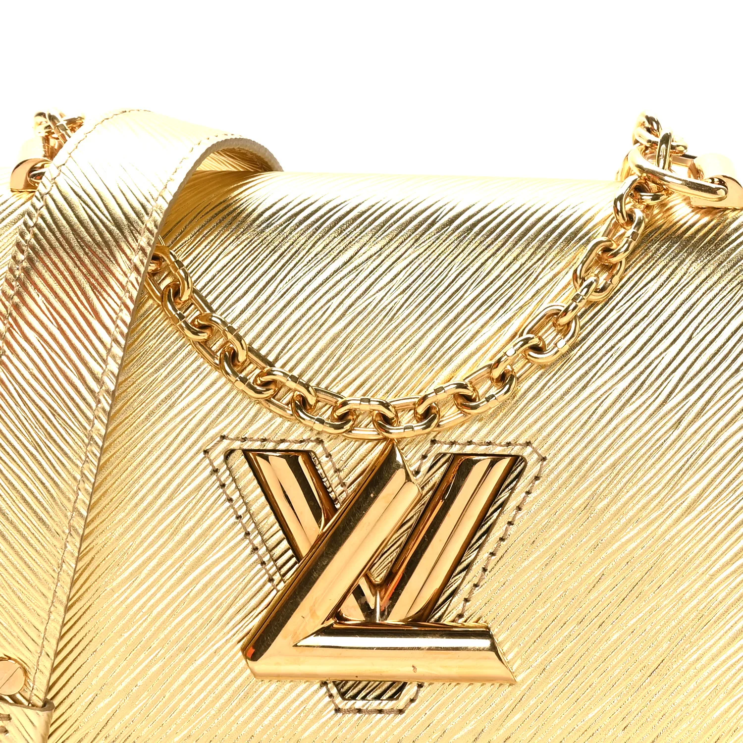 Epi Twist Shoulder Bag PM Gold