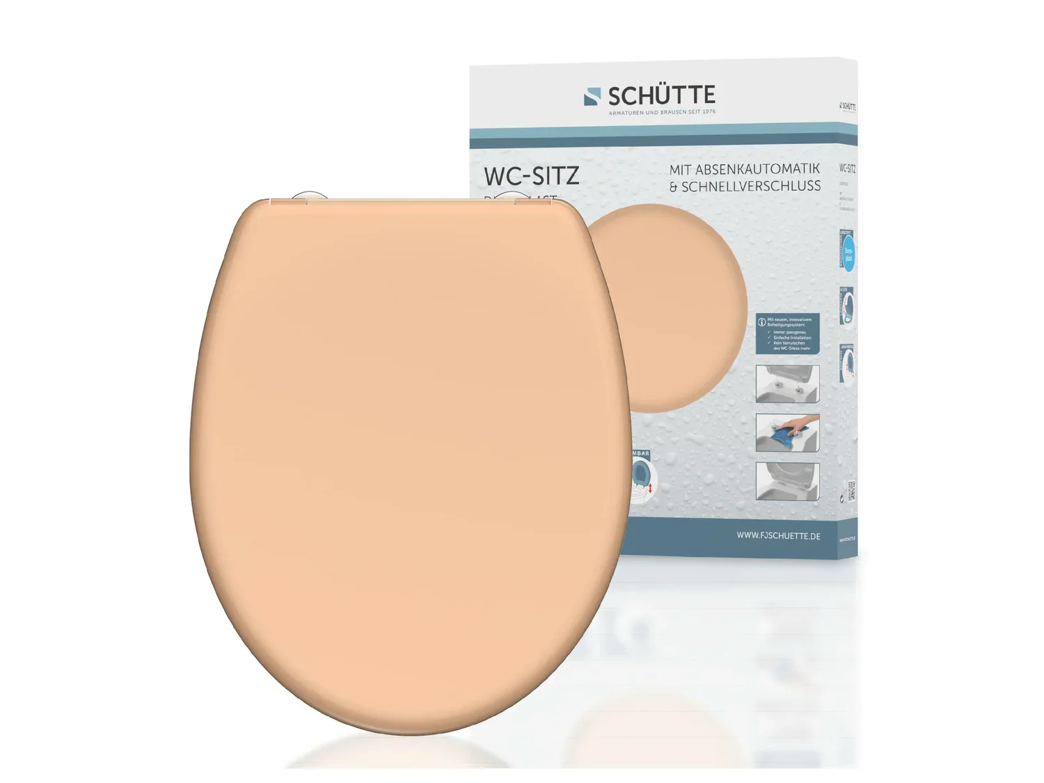 Schtte Abattant WC, avec fermeture en douceur