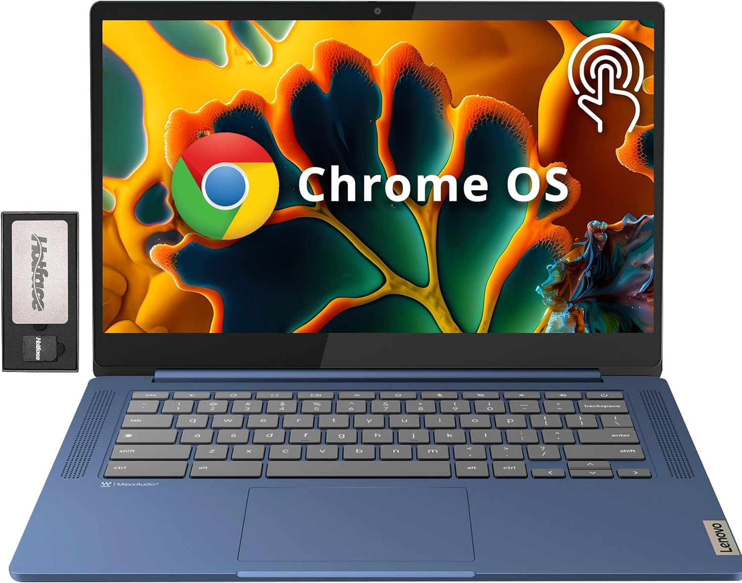 Lenovo IdeaPad Slim 3 Chromebook  14″ FHD IPS Anti-GlareTouchscreen  MediaTek Kompanio 520  4GB LPDDR4X  224GB Storage(64GB eMMC+160GB Docking Station Set)  Webcam  WiFi 6  Chrome OS  Blue