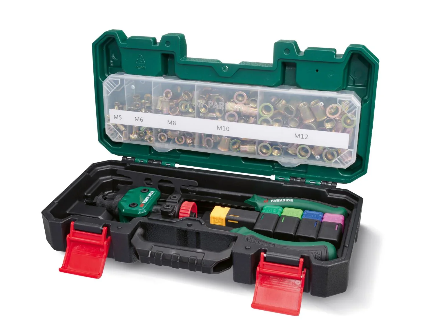 PARKSIDE Pince pour crous  sertir avec accessoires, 150 pices