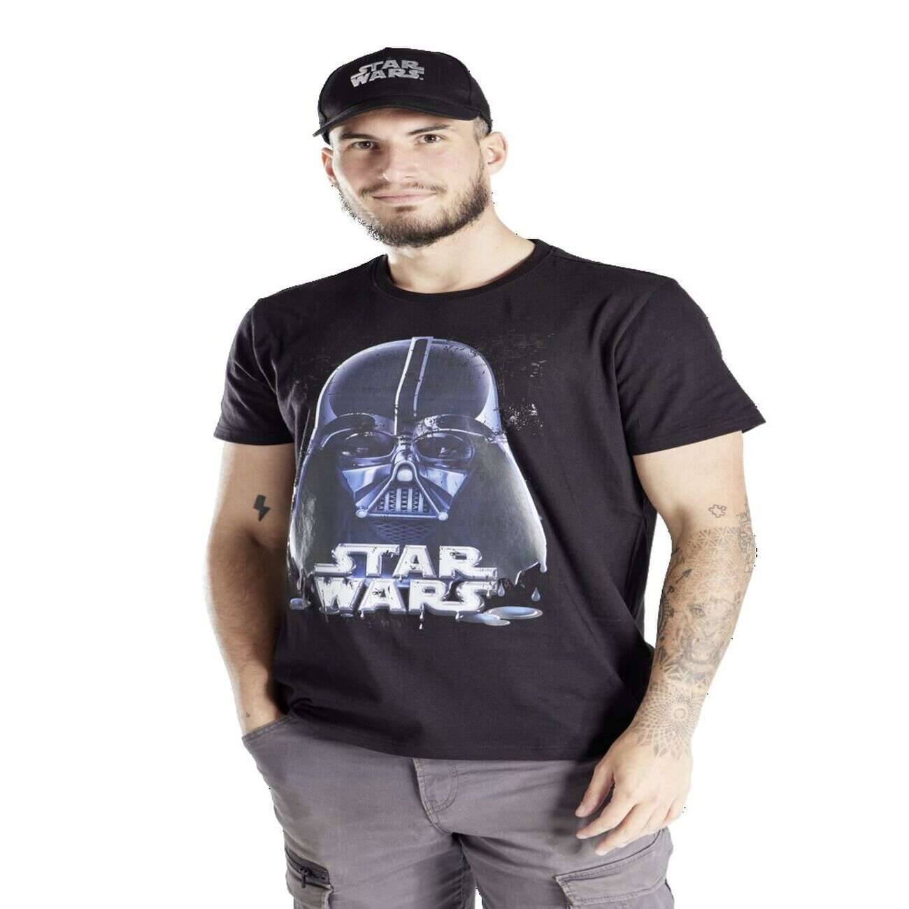 T-shirt Star Wars Dark Vador coton noir