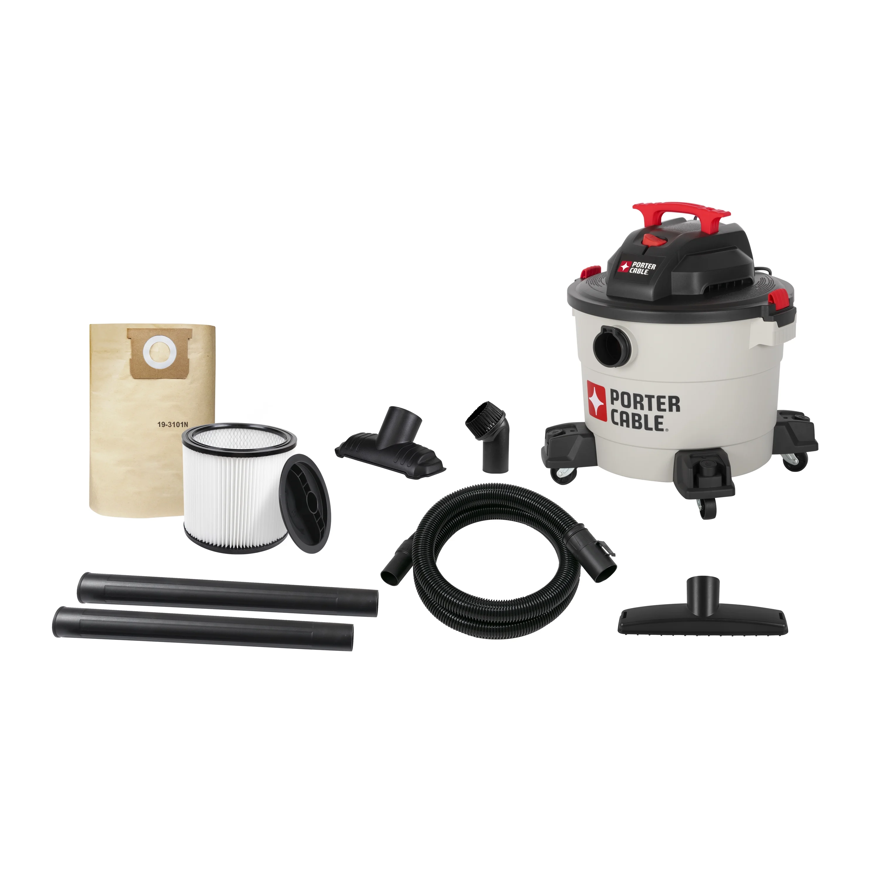 10 Gallon 5HP Portable Poly Wet/Dry Vacuum PCX18604P 10A Image 5