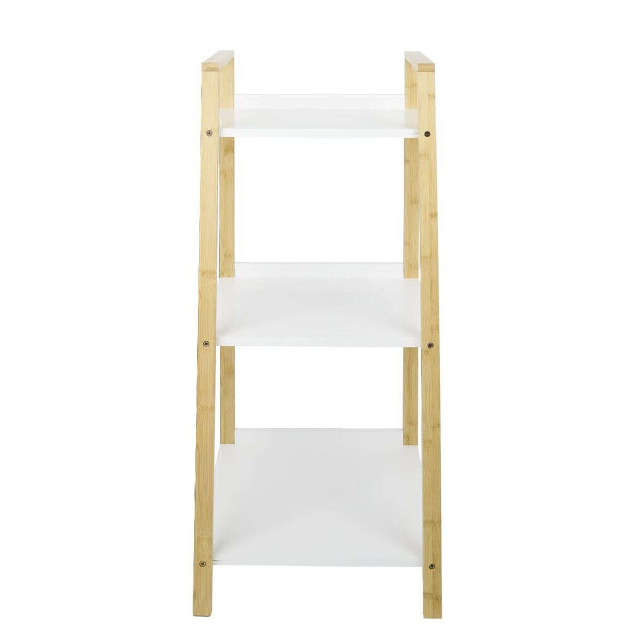 Étagère salle de bain 3 niveaux bambou 34,5x36xH76cm