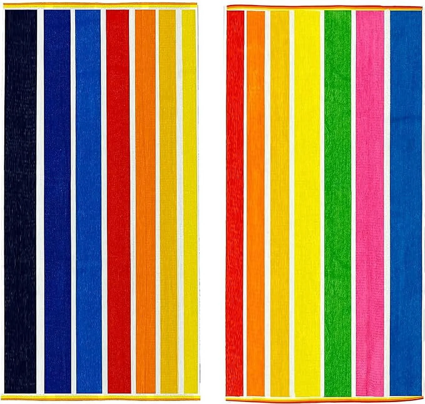 Ben Kaufman Sales 104850 30 x 60 in. Velour Graduated Stripe Towel, Multi Color - Pack of 24