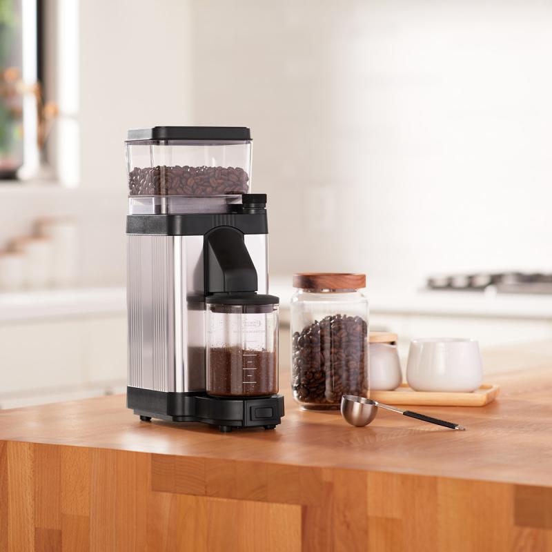 Burr kaffekvern KM5 polished silver