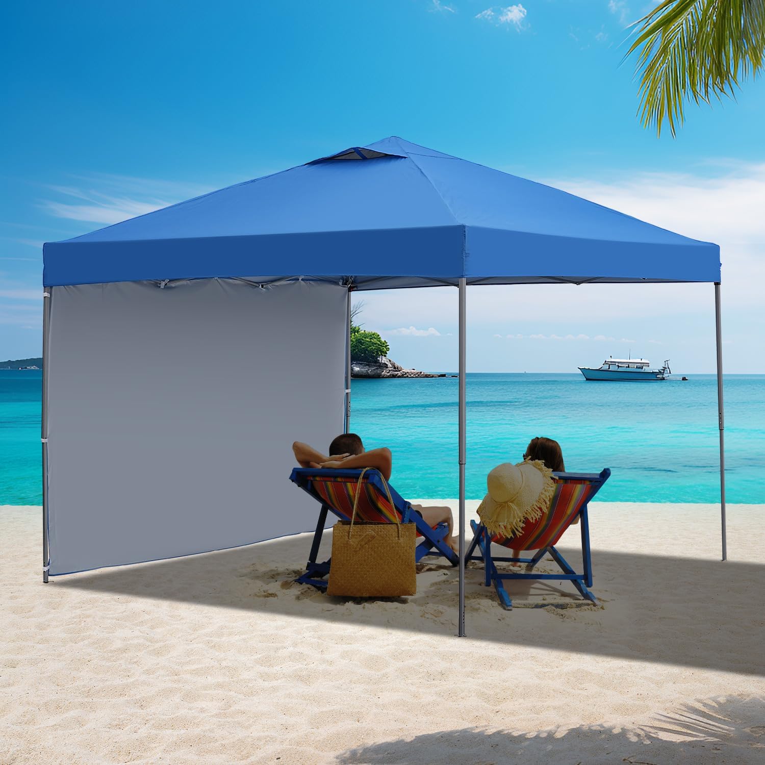 10X10 Pop Up Canopy Tent, Outdoor Canopy Tent, Patio Tent,commercial Instant GAZEBOS,4 Sidewalls, Portable Shelter Canopies, with 4…