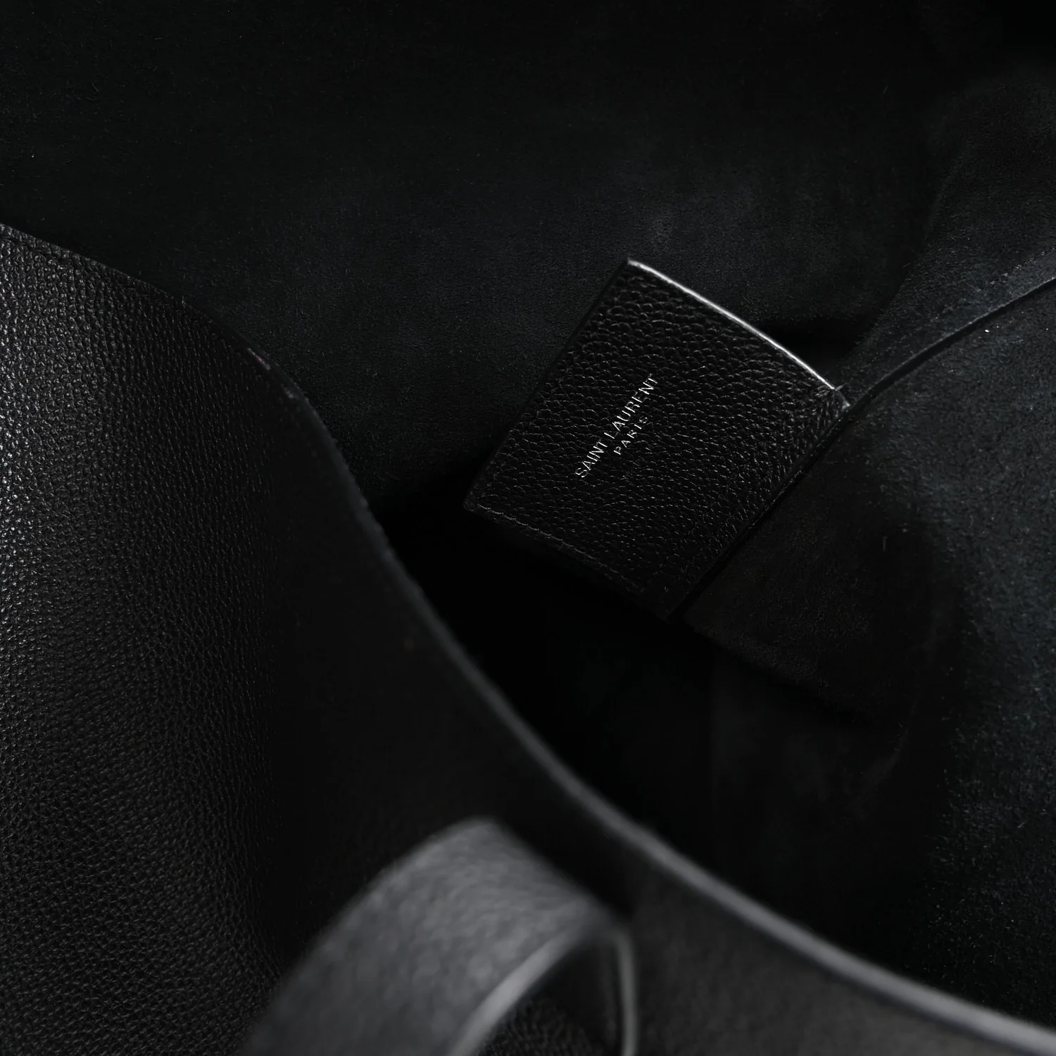 Calfskin Large Shopping Tote Black
