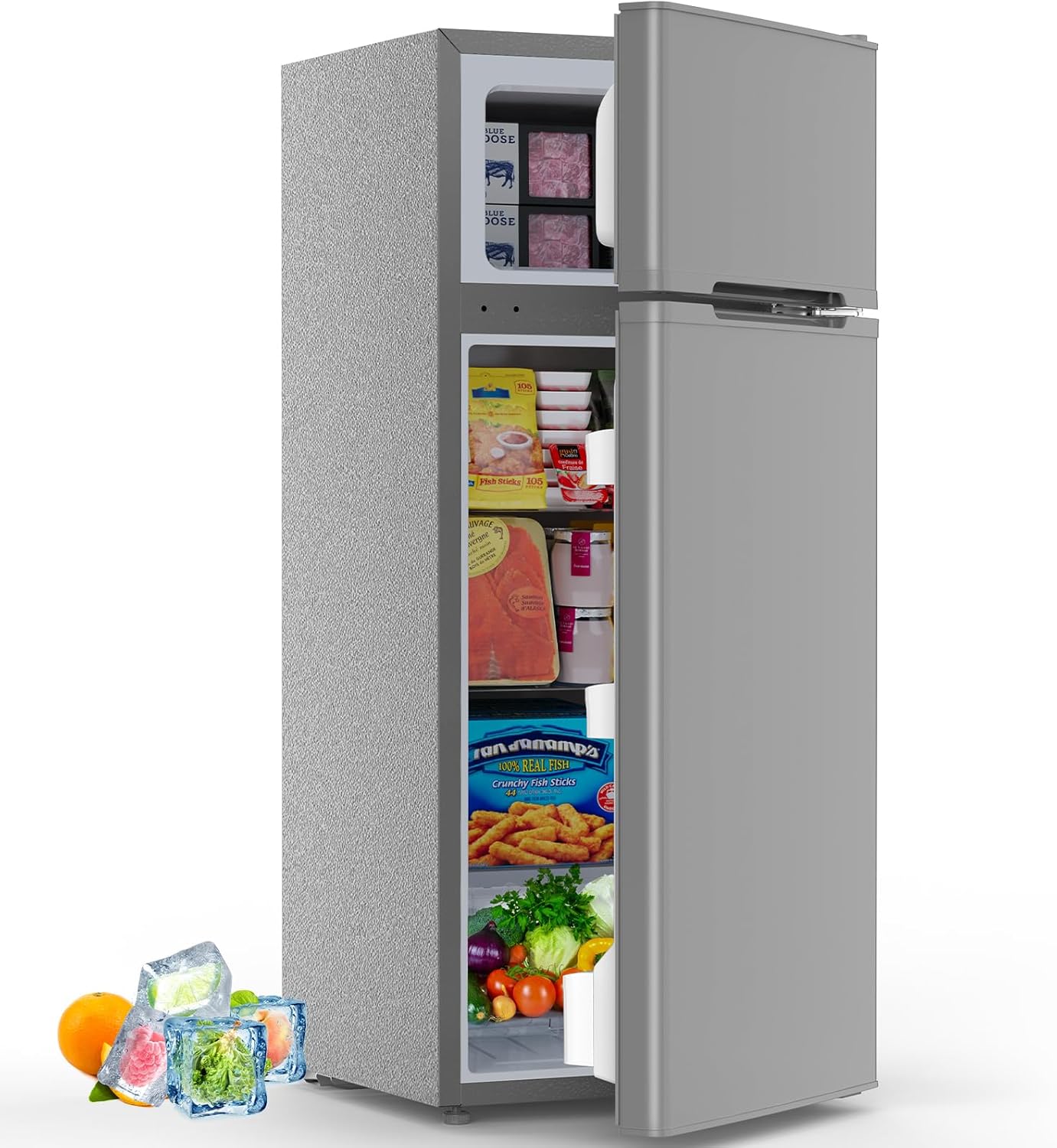 Mini-réfrigérateur avec congélateur 4,5 pi³ (127 L) - Réfrigérateur compact à 2 portes
