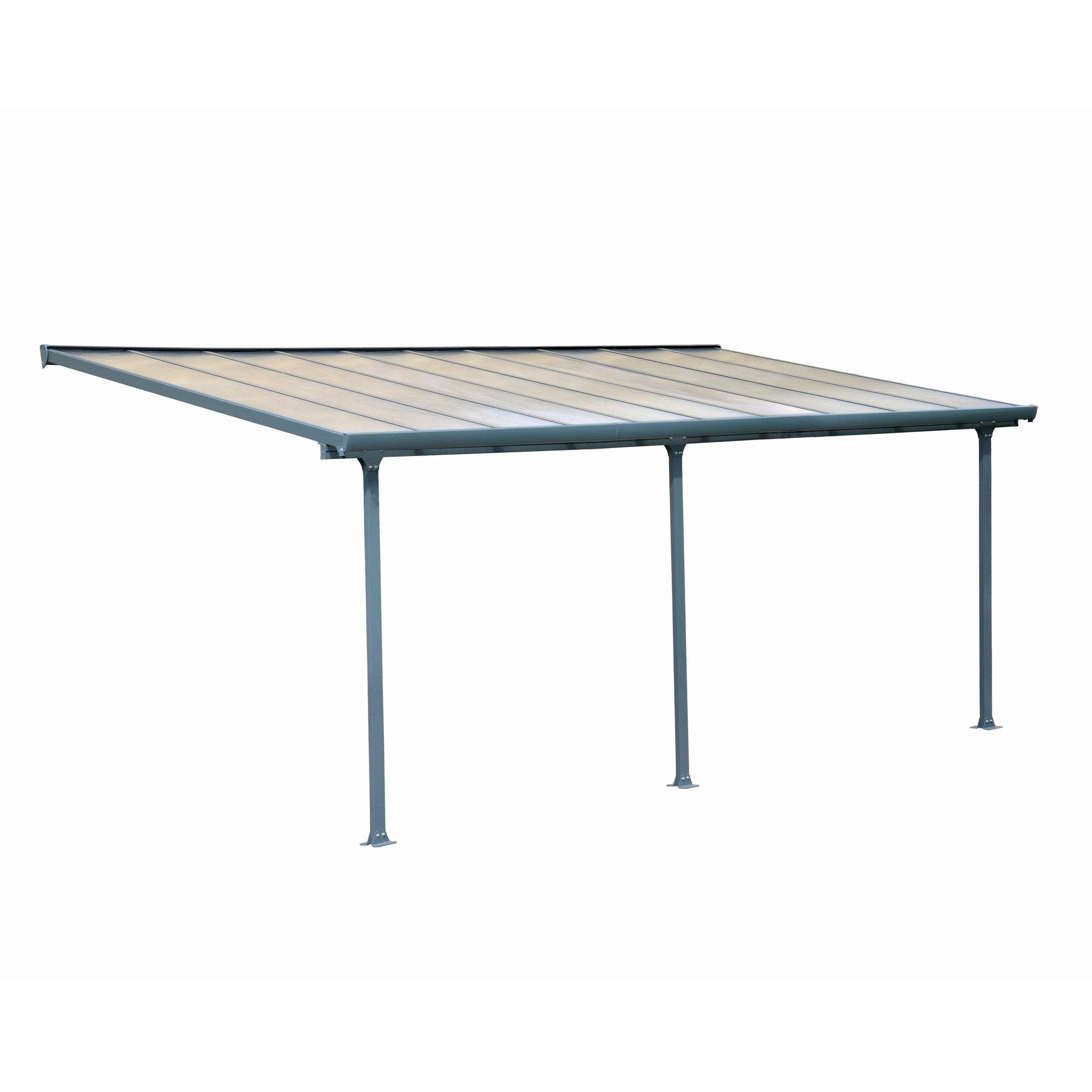 Palram Feria 10' x 20' Patio Cover - Gray
