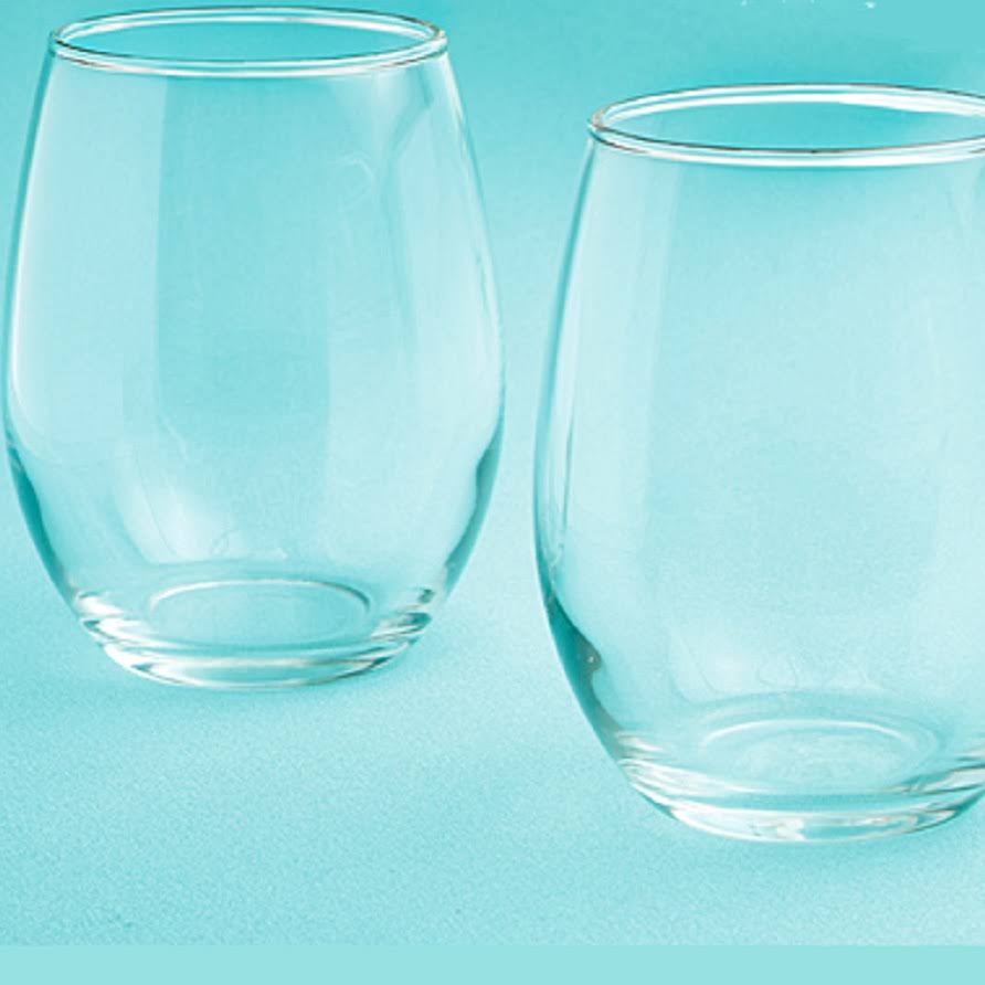 Fashioncraft Personalized Baby Design 9oz Stemless Wine Glasses
