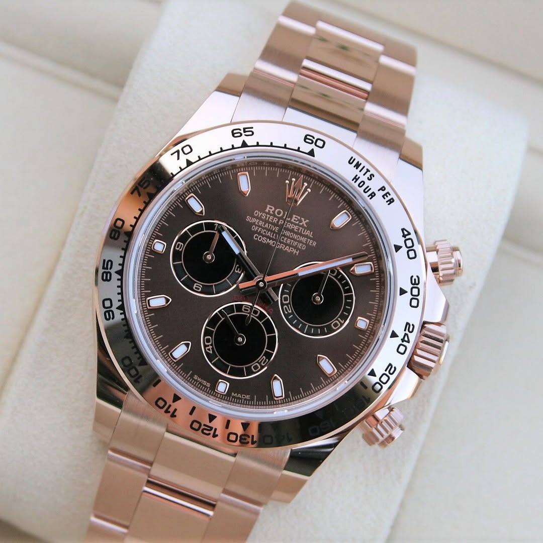 [Super Clone]Rolex Daytona 40mm Rose GoldChocolate Dial  m126505-0005