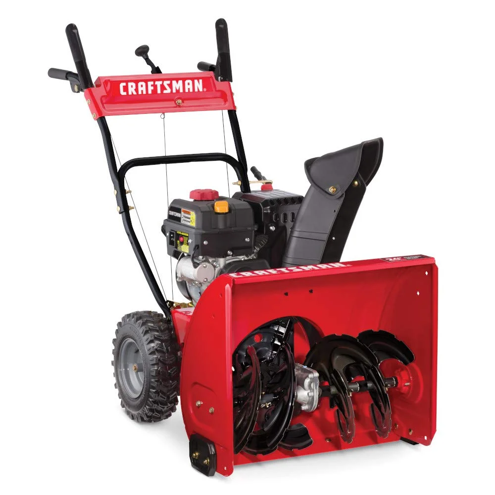 CRAFTSMAN Restored Craftsman 24 208cc Two - Stage Electric Start Self - Propelled Snow Blower