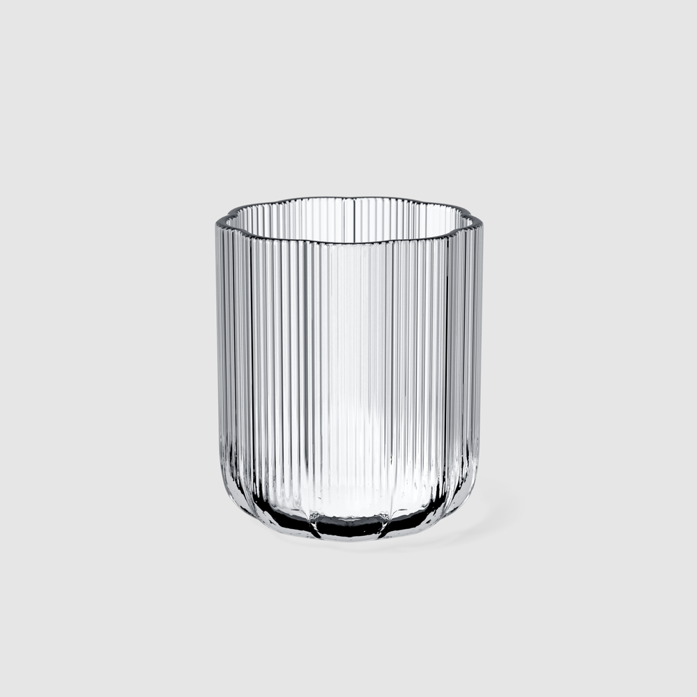 Fleur Vase - Clear, 5'' x 6'', glass