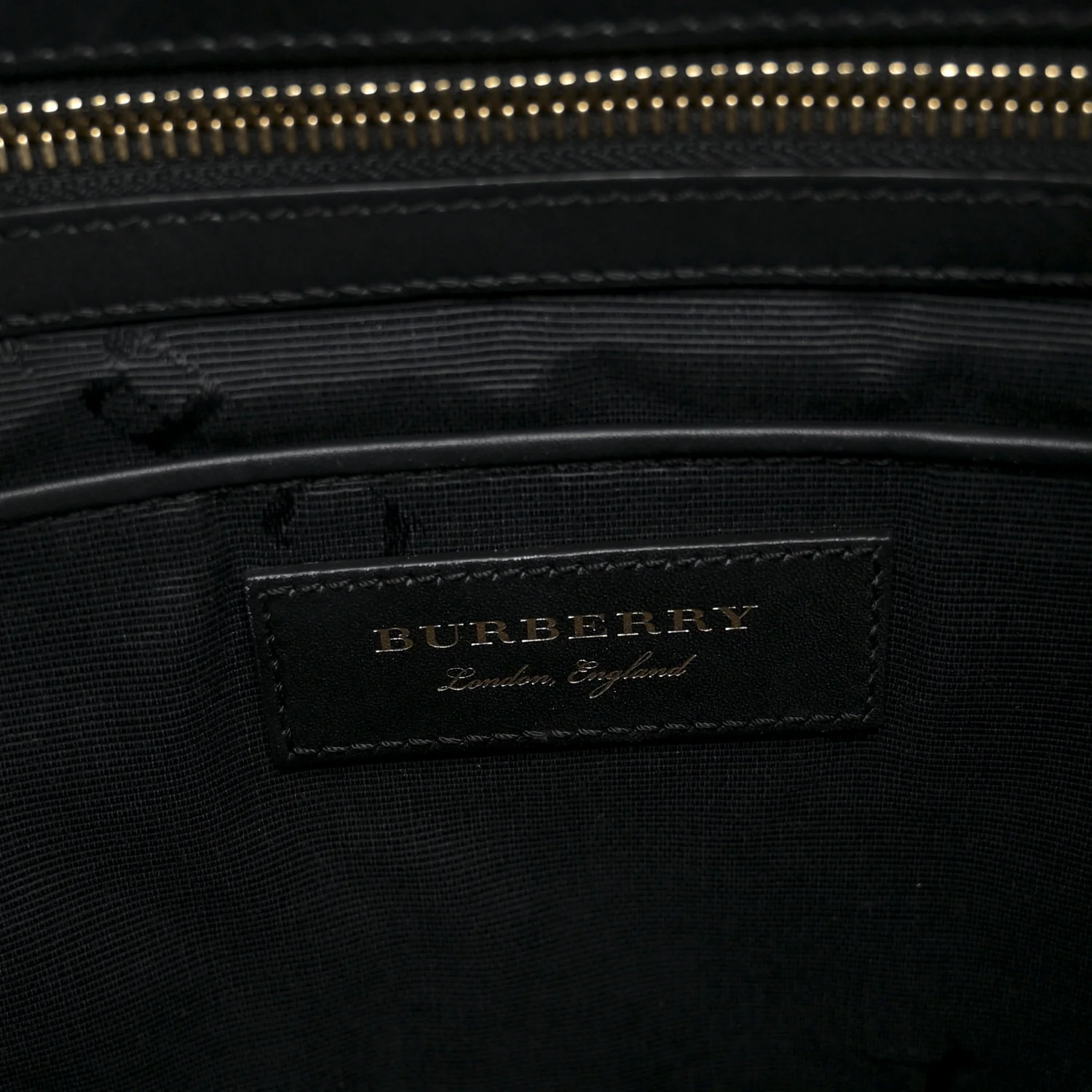 Metallic Satin Nylon Medium Rucksack Backpack Gold