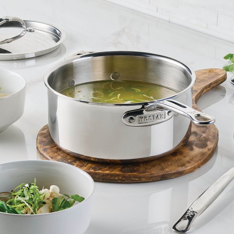 ProBond Luxe kasserolle med lokk og hjelpehåndtak 22 cm/3,8L
