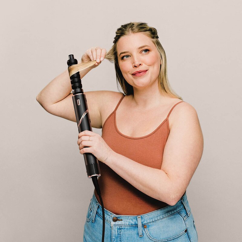 FlexStyle 5-i-1 multistyler og hårføner m/ oppbevaringsveske HD446EU svart