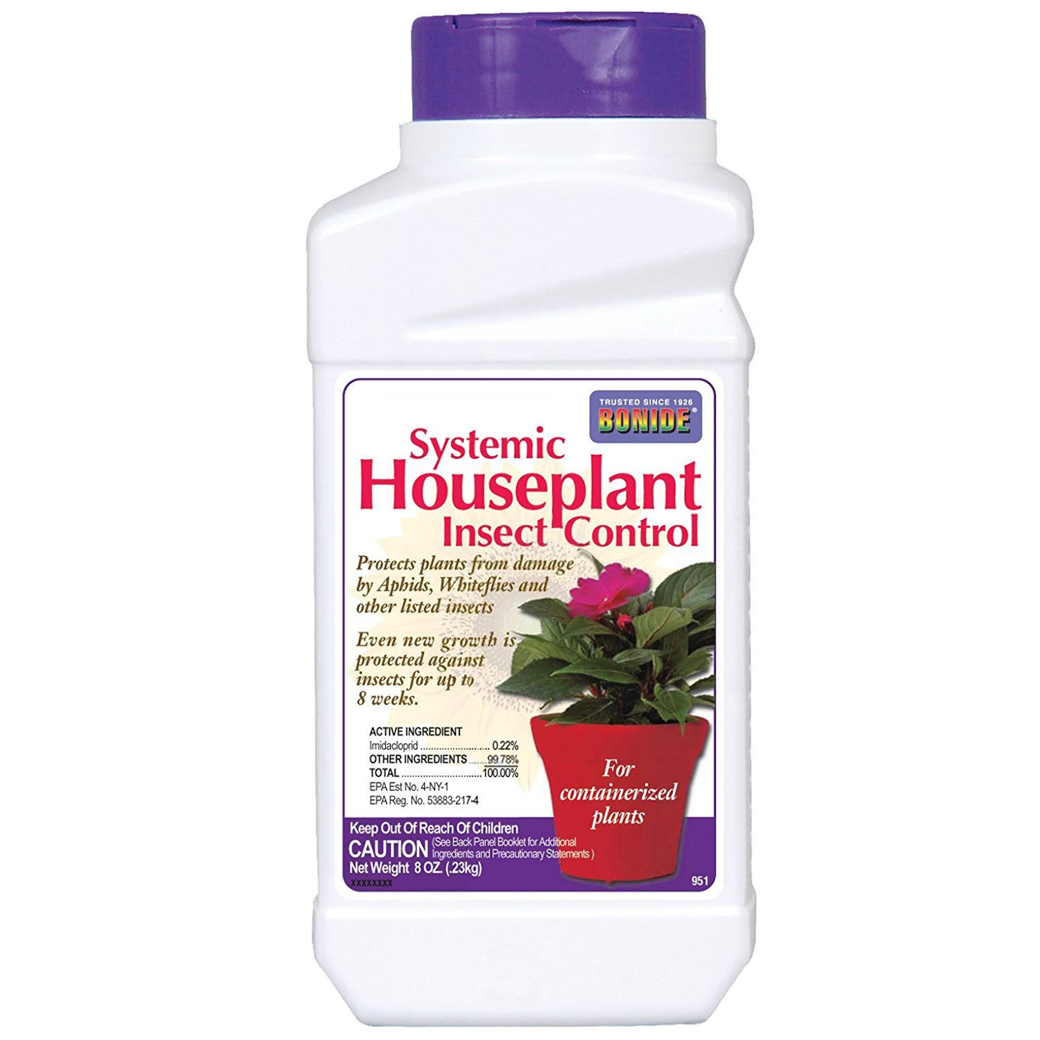 Bonide Product 951 Systemic House Plant Insect Control 2 Pack of 8 oz.