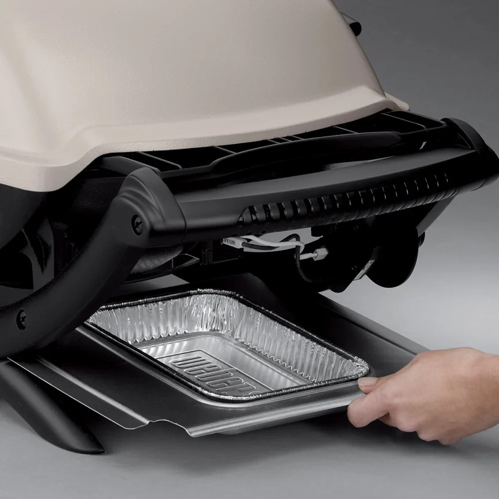 Q 2200 1-Burner Portable Gas Grill, Titanium