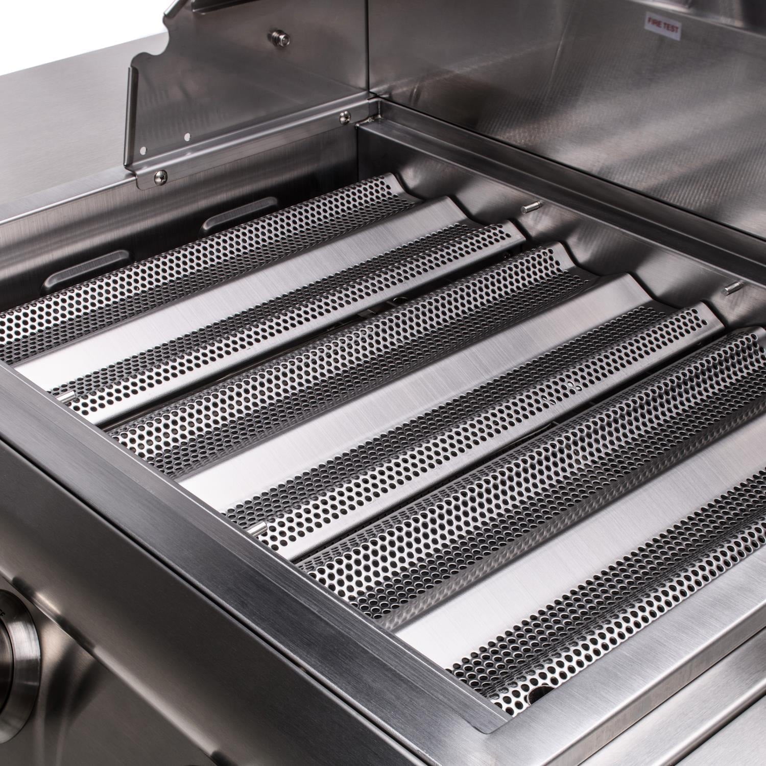 Kitchen 3 Burner Built In Propane Gas Grill (Head Only) - 25 Inch Drop In Three Burner Backyard Grill Station Liquid Propane LP By Blaze Grills