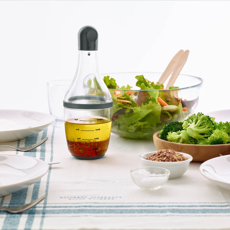 Dressing-shaker 0,2 L grå/klar