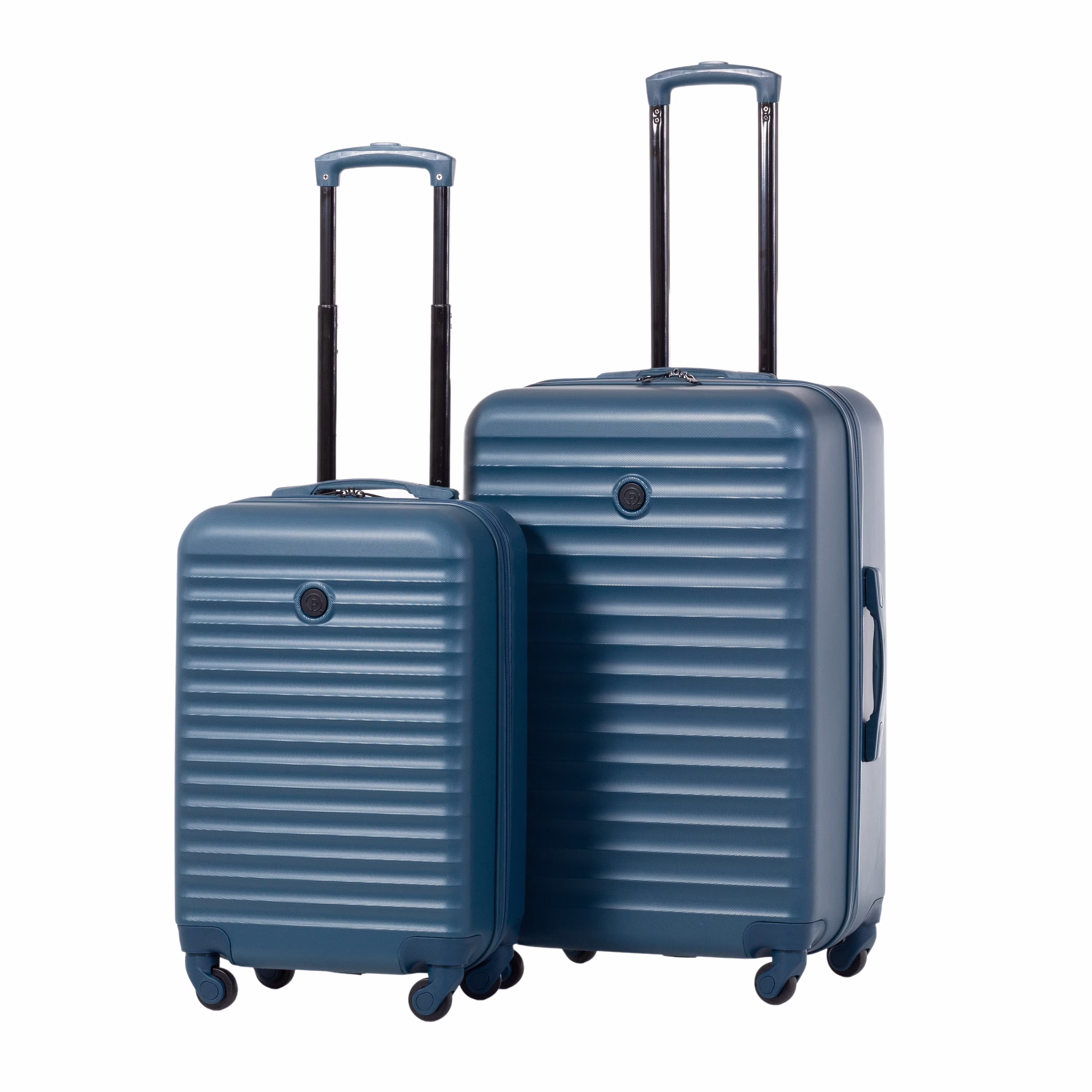 2-Piece Hardside Rolling Luggage Set, Blue(Blue)