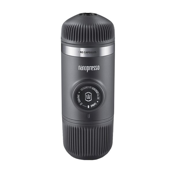 Nanopresso espressomaskin med NS adapter grå