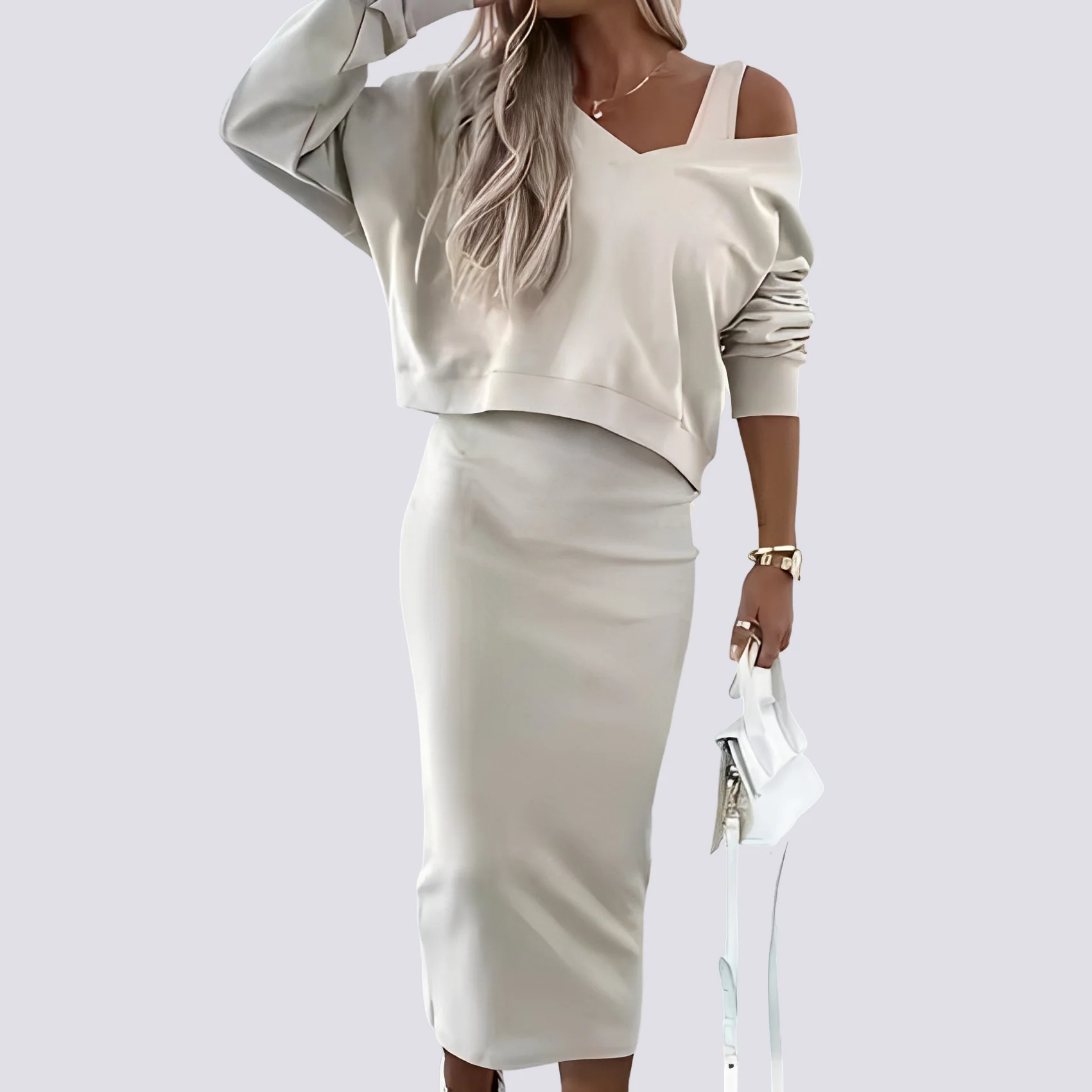 Elsie - Ensemble robe deux pièces élégant