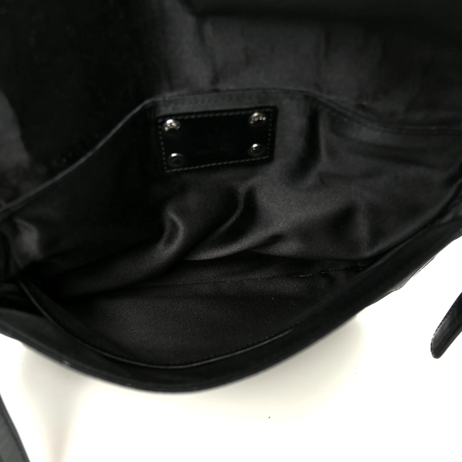 Satin Mini Monogram Conte De Fees Patchwork Musette Black