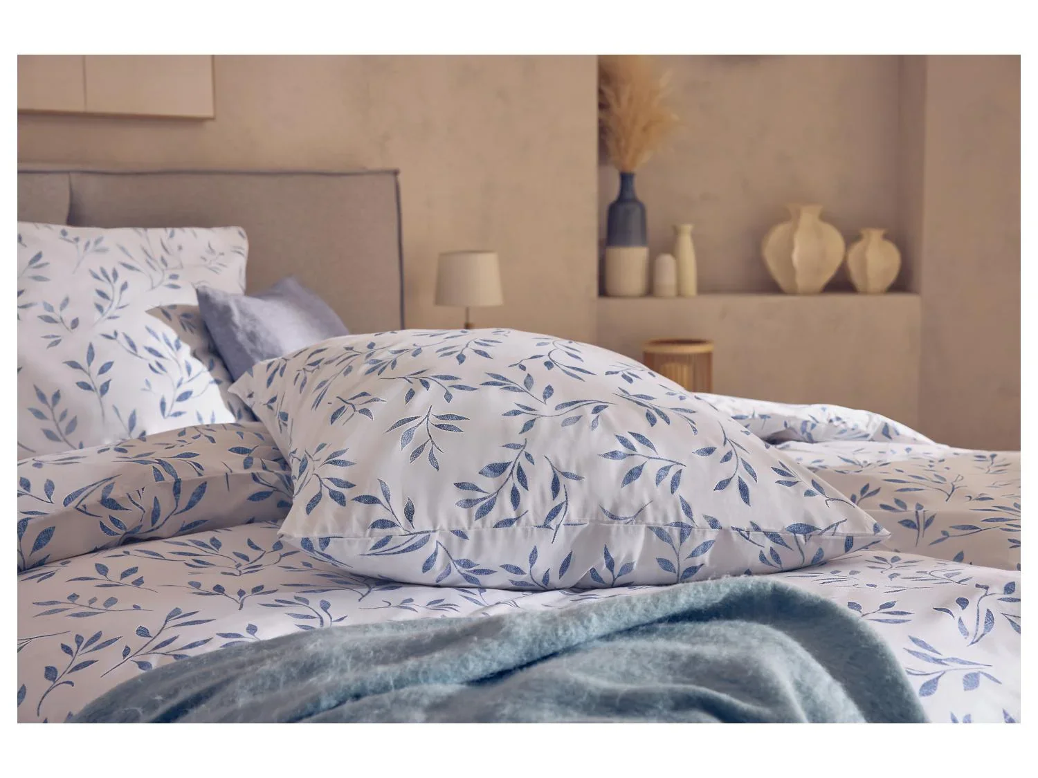 LIVARNO Parure de lit en coton mlang, 140 x 200 cm