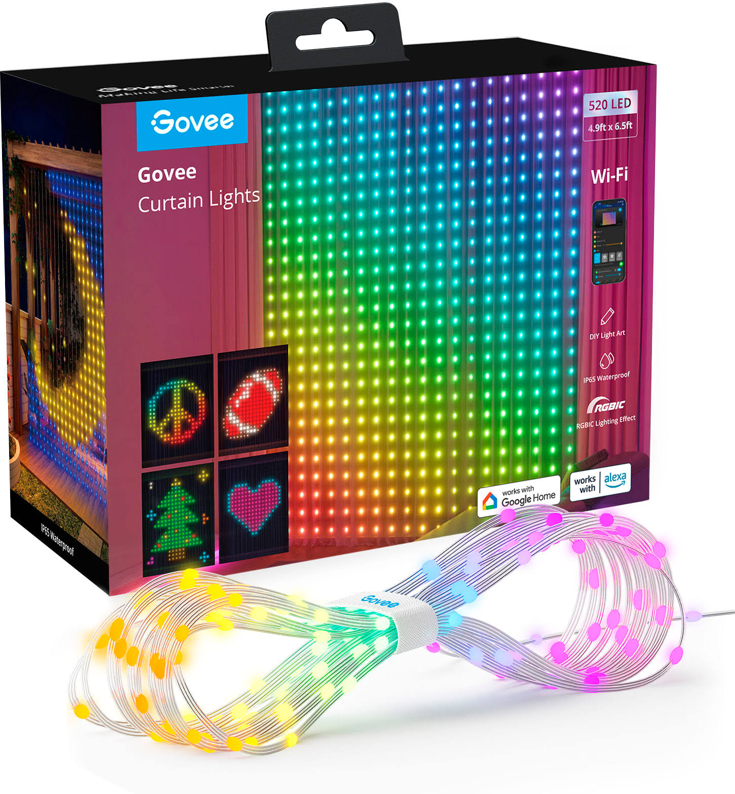 Govee RGBIC Curtain Lights