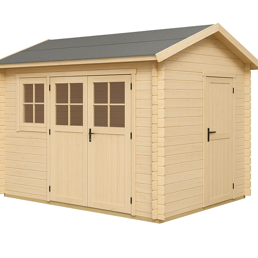 Trskur, naturtr, 243x216x300 cm