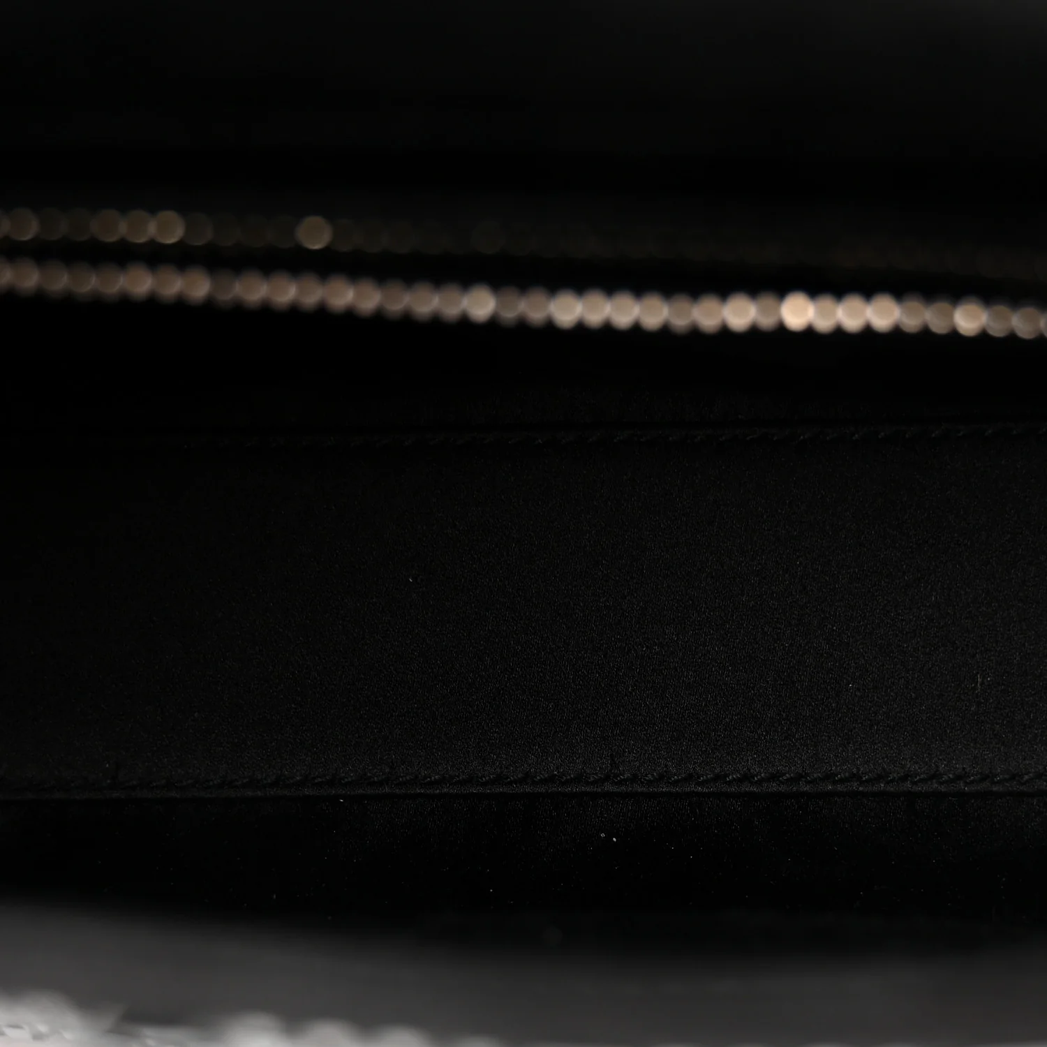 Satin Crystal Cannage Mini Lady Dior Black