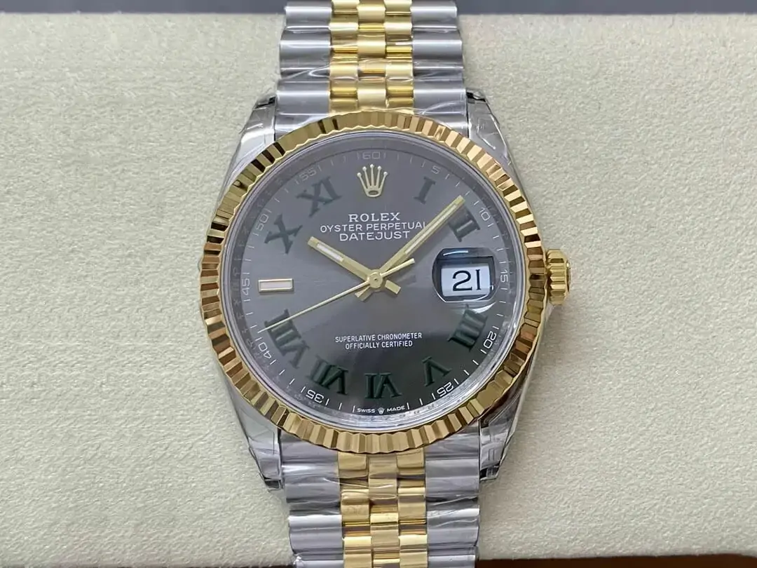Rolex Datejust M126233-0035 36MM VS Factory Stainless Steel Yellow Gold