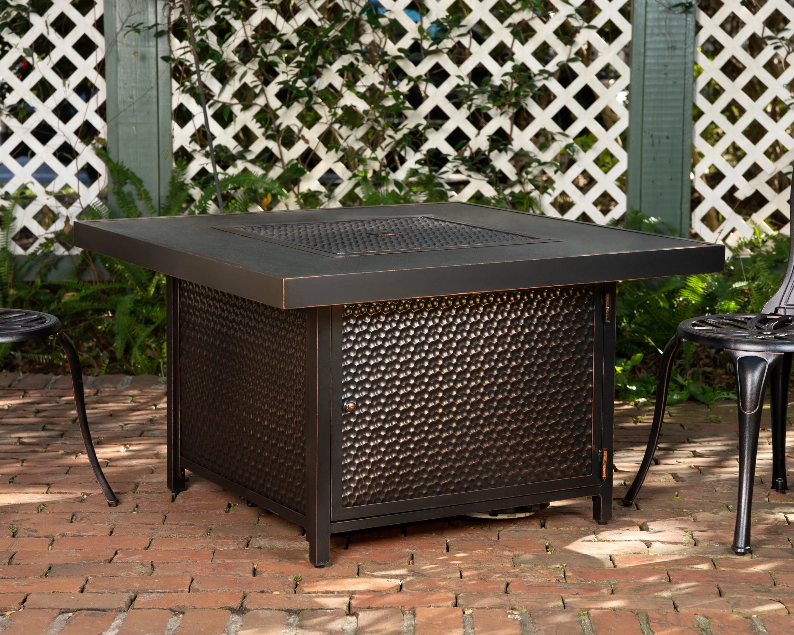 Weyland Square Aluminum Propane Gas Fire Pit - Image 8