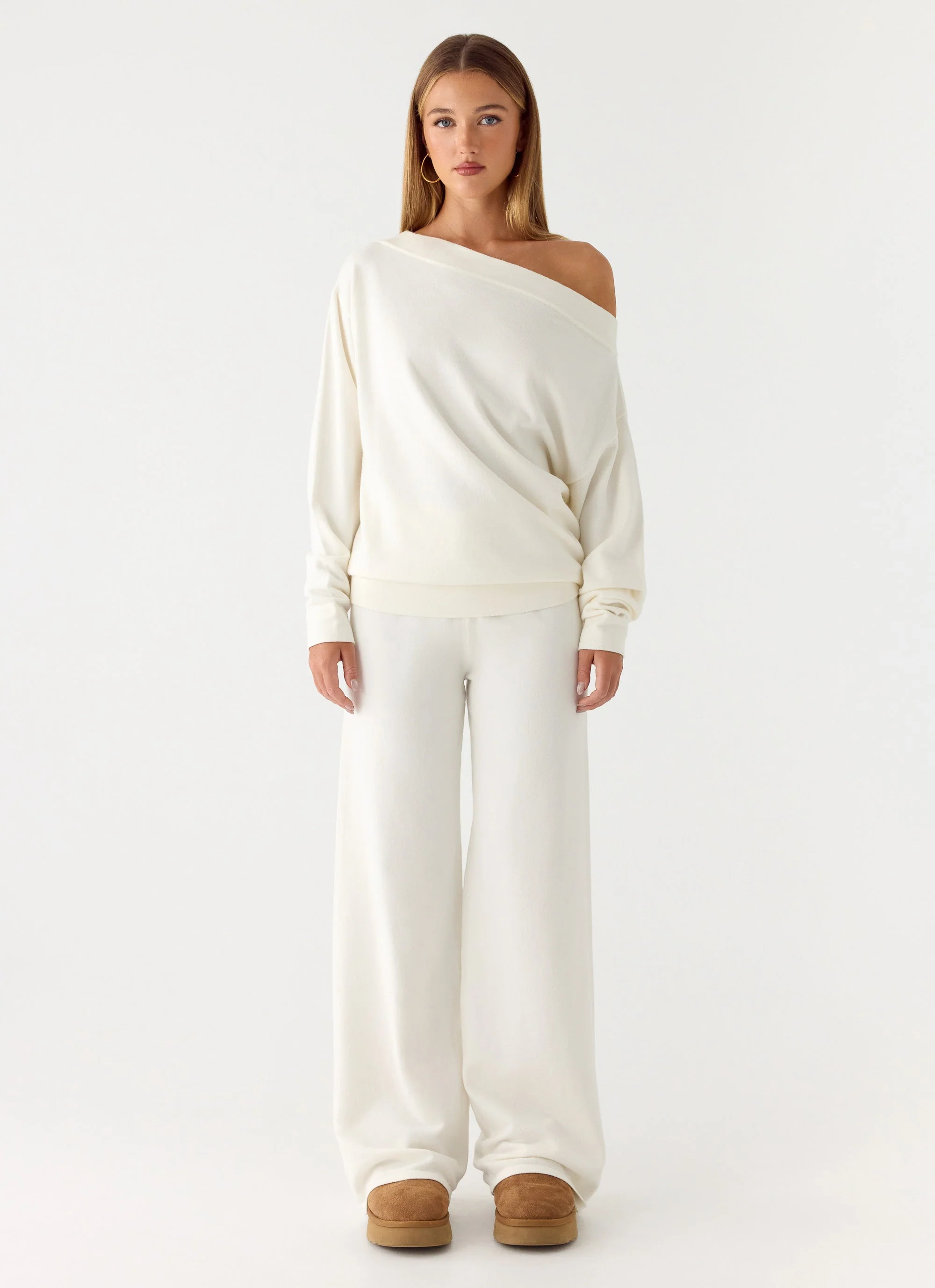 Sherlee Knit Sweater - White