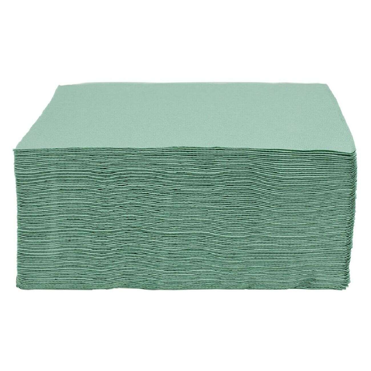 Serviette papier ouate vert 38x38cm x50