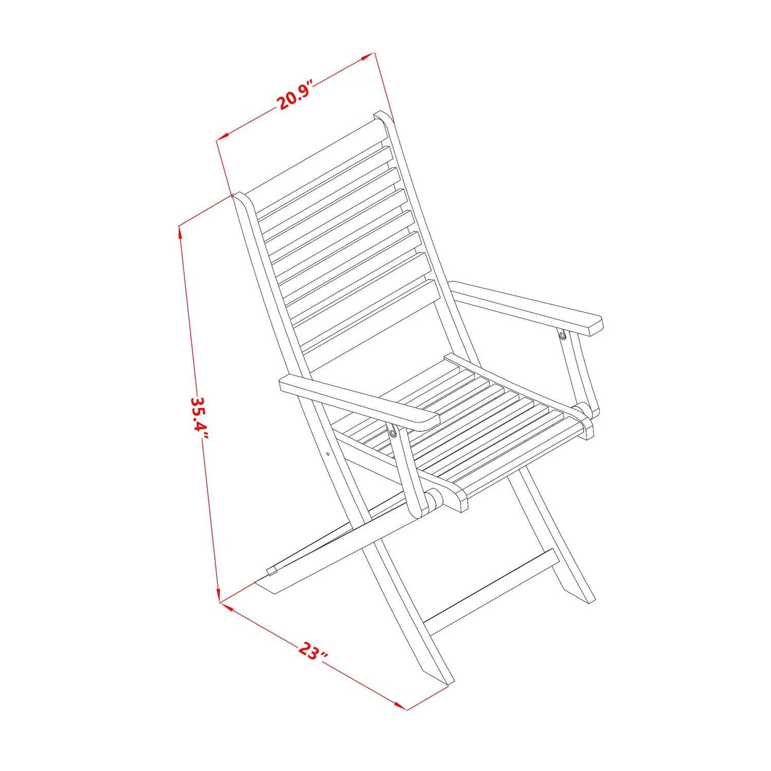 East West Furniture Wooden Patio Set Natural Oil, CMBS5CANA