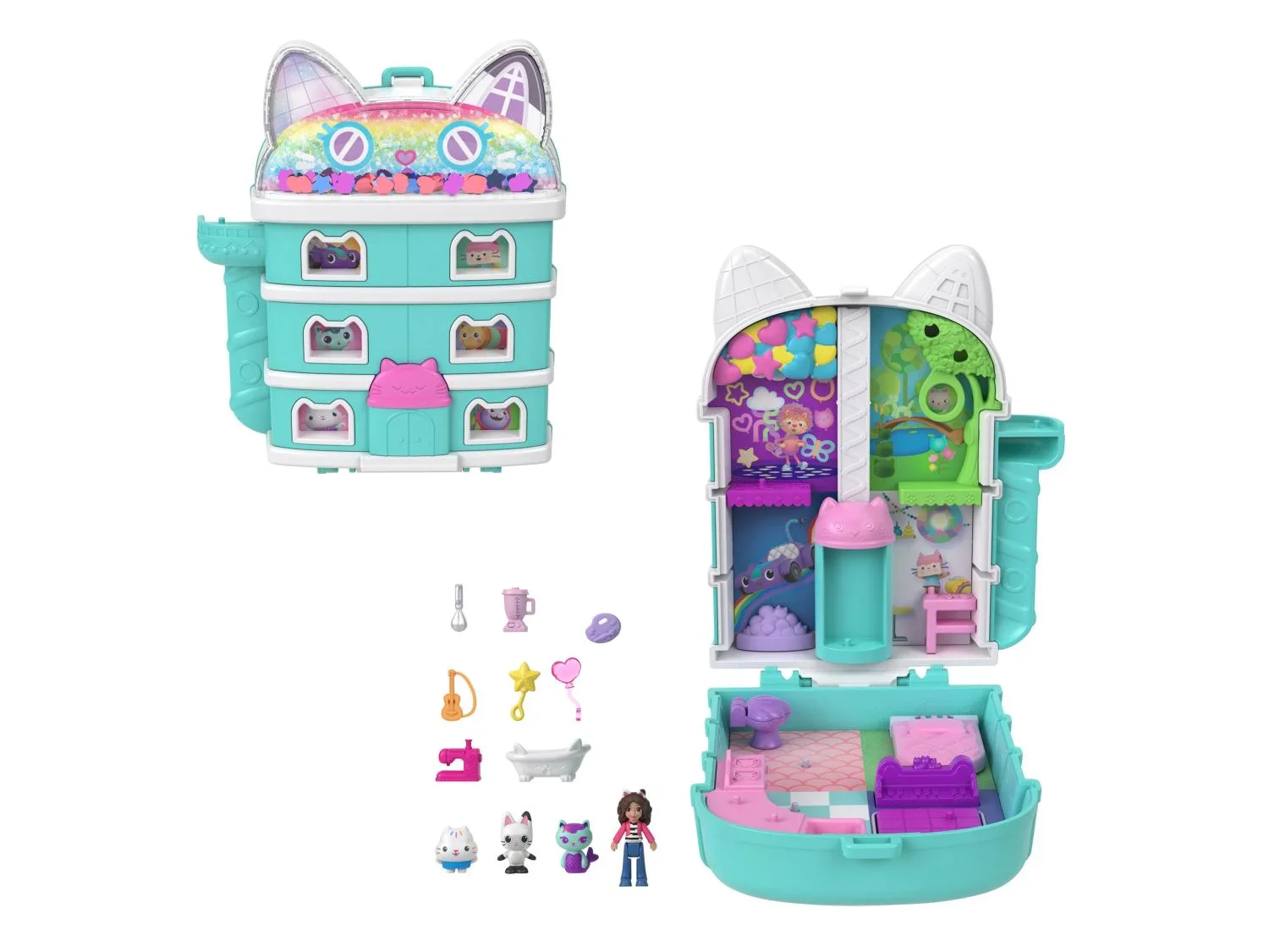 Polly Pocket Coffret de jeu Gabby et la Maison Magique