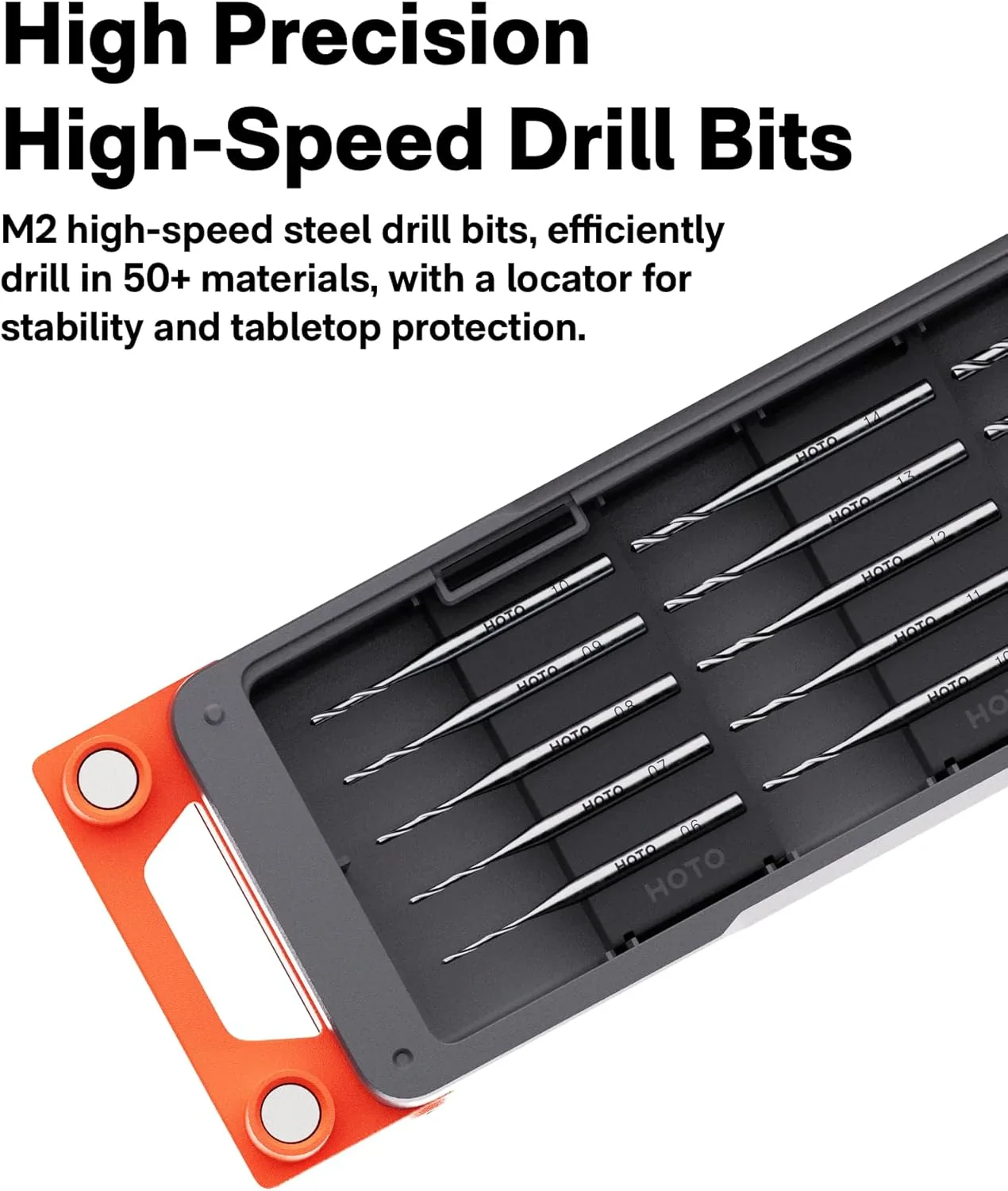 HOTO SNAPBLOQ? D-A03 Electric Mini Drill Pen with 20 Bits, Brushless Motor, 3-Speed USB-C Rechargeable Electric Hand Drill, LED Light, Resin Drill Set for Jewelry Making,PCB, Wood, Plastic, DIY