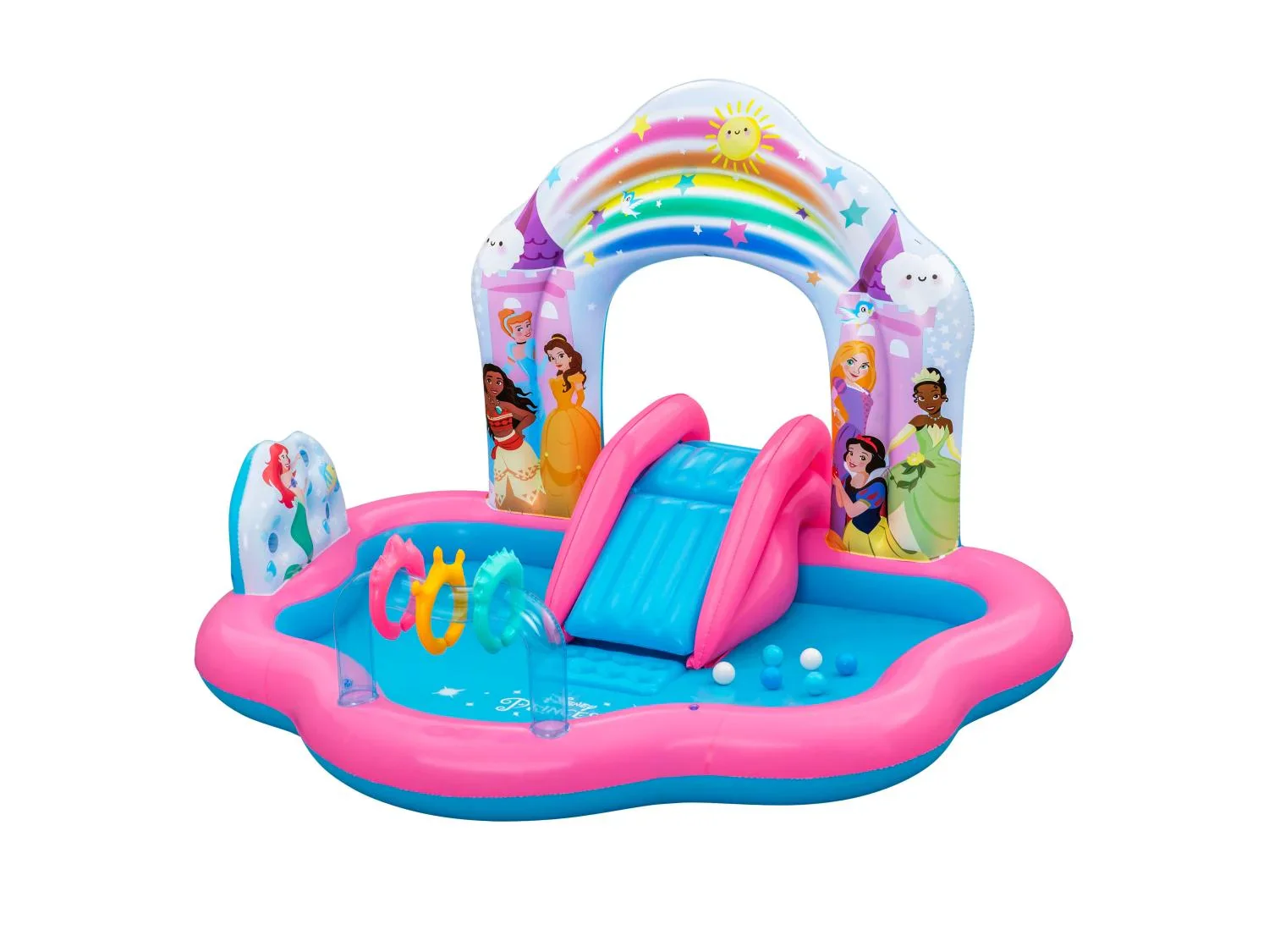 Bestway Aire de jeux gonflable Spider-Man ou Princesses Disney