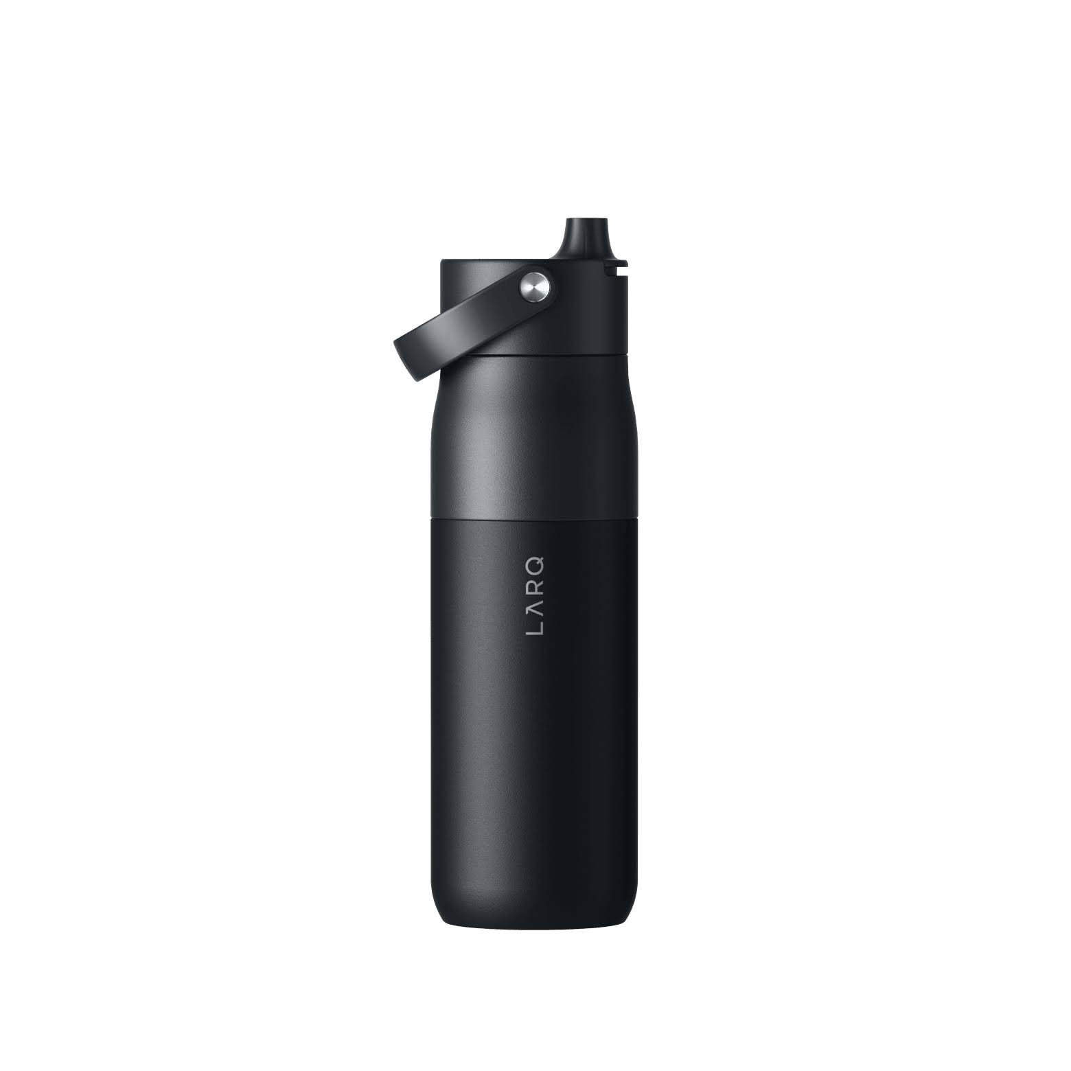 LARQ Bottle Swig Top 23oz - Insulated Stainless Steel Water Bottle with Built-In Silicone Handle | Thermos, BPA Free | Reusable Water Bottle for