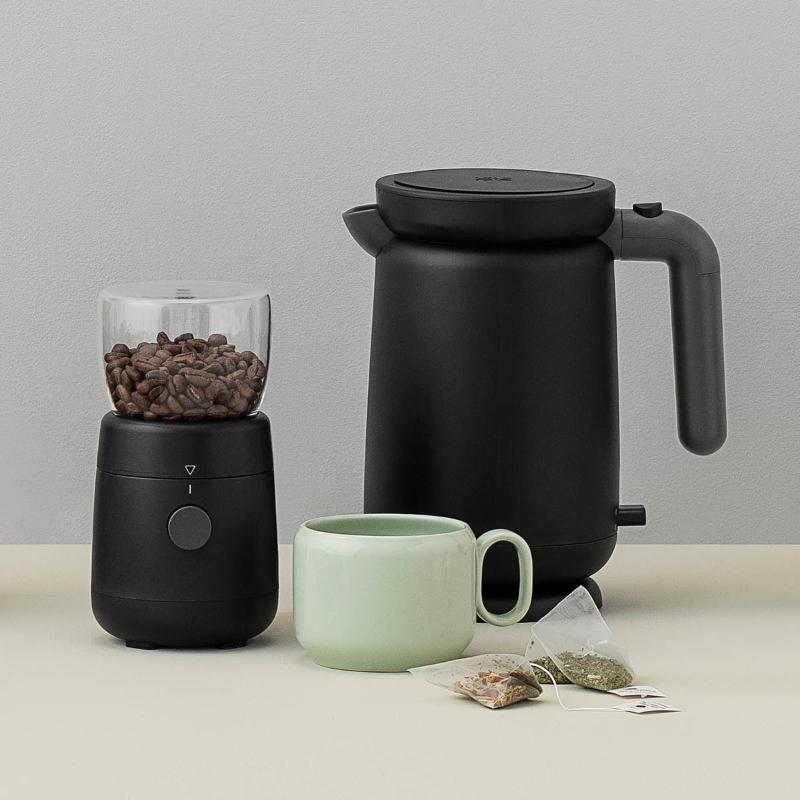 FOODIE elektrisk kaffekvern svart