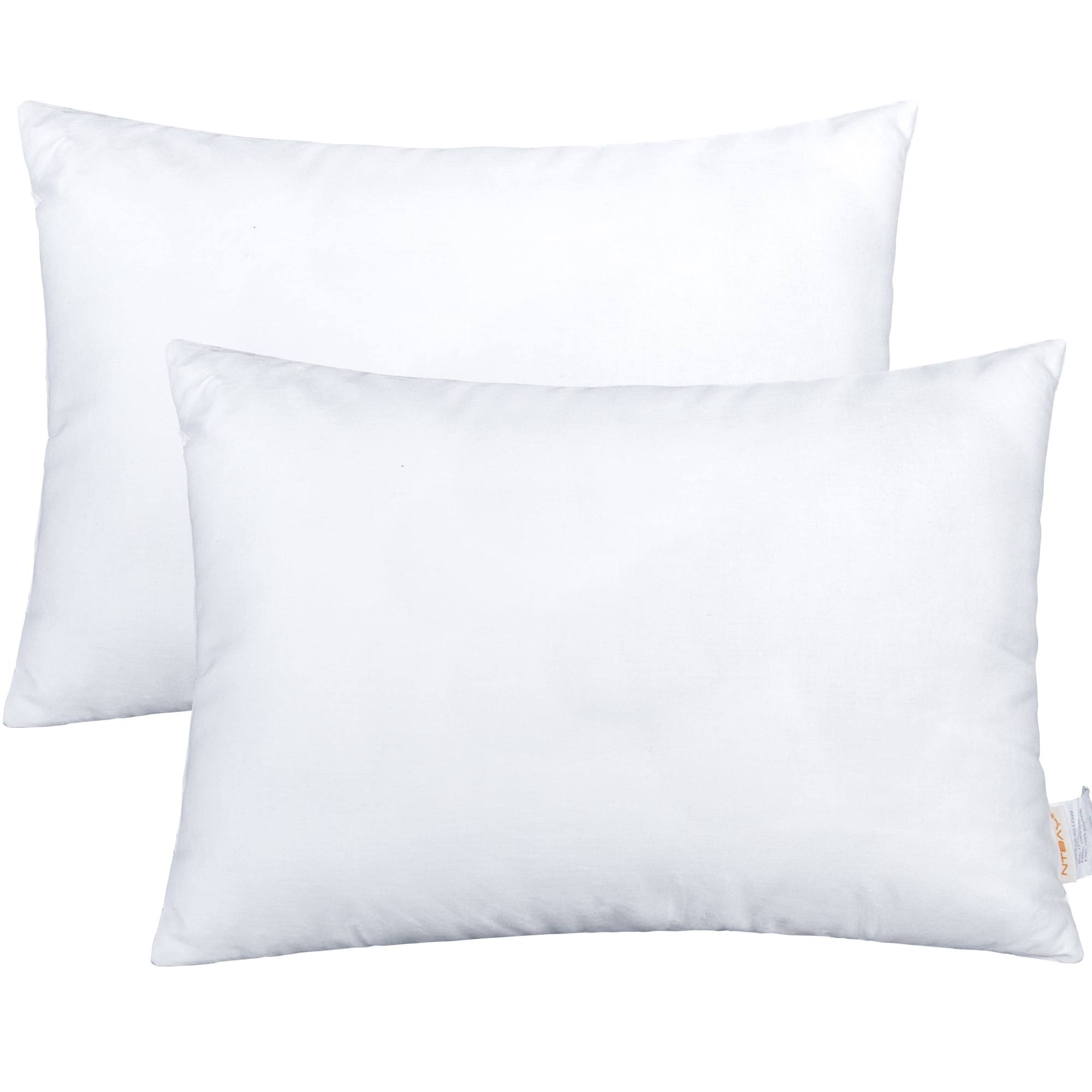 NTBAY 2 Pack Cotton Down Alternative Soft and Breathable Toddler Pillows Easy Care Travel Small Pillows for Sleeping Ideal for Daycare Crib Cot 13