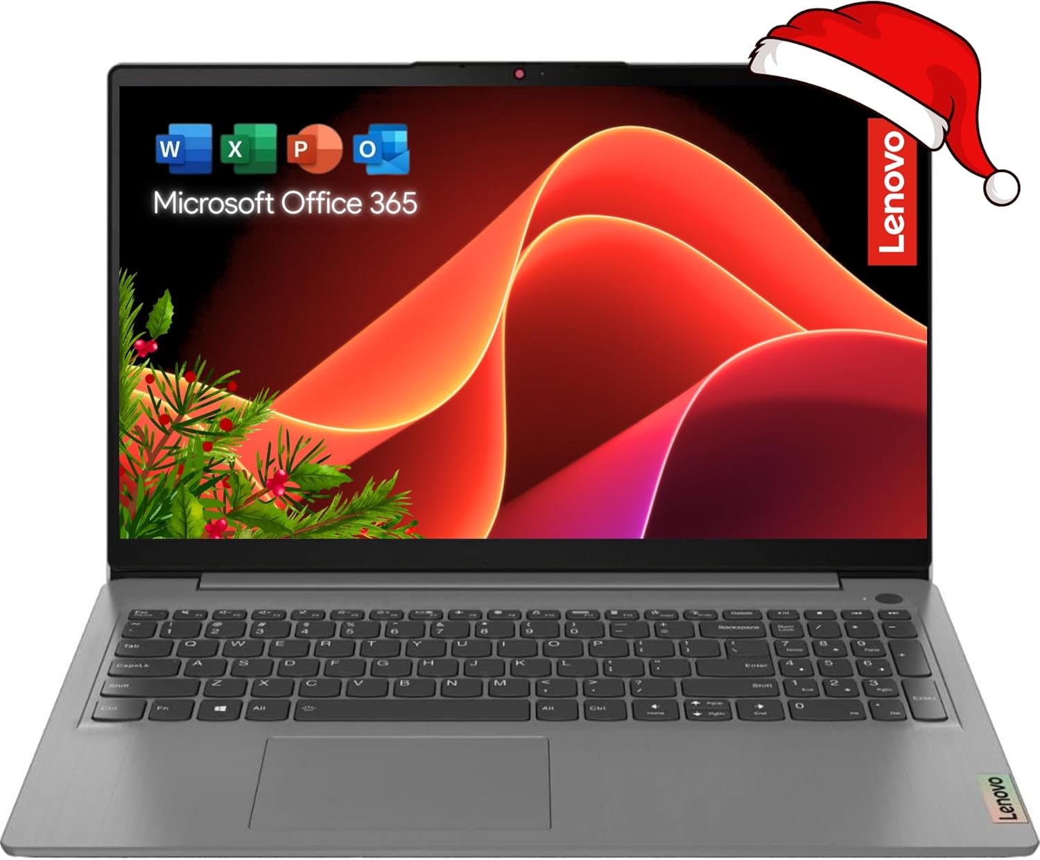 Lenovo Touchscreen Laptop with Lifetime Office 365 for The Web - IdeaPad 3i - Intel Core i3 Processor - 15.6“ Full HD - 12GB RAM - 256GB SSD - Bluetooth - Webcam - Windows 11 no Mouse