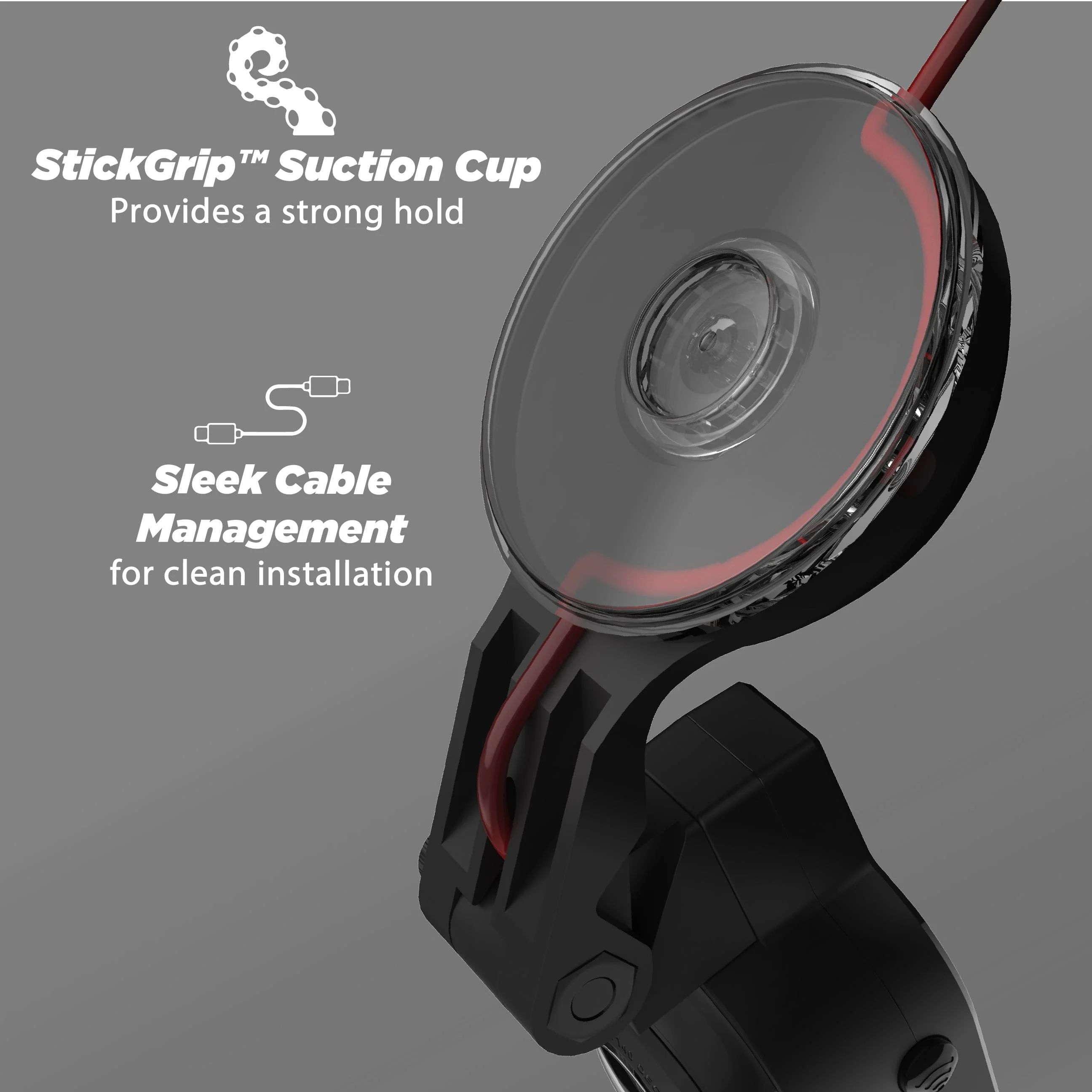 Scosche NEXC11032W SP1 Full HD Smart Windshield Mount Car Dash Cam Powered by Nexar Black Image 7