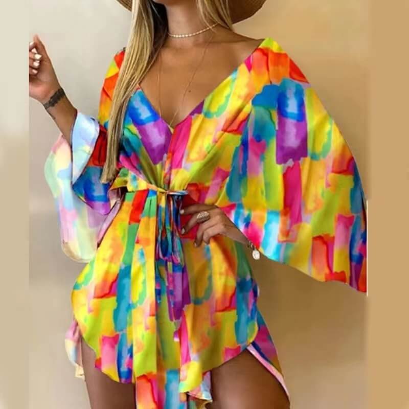 Robe d'été élégante, sexy, pour femme, plage