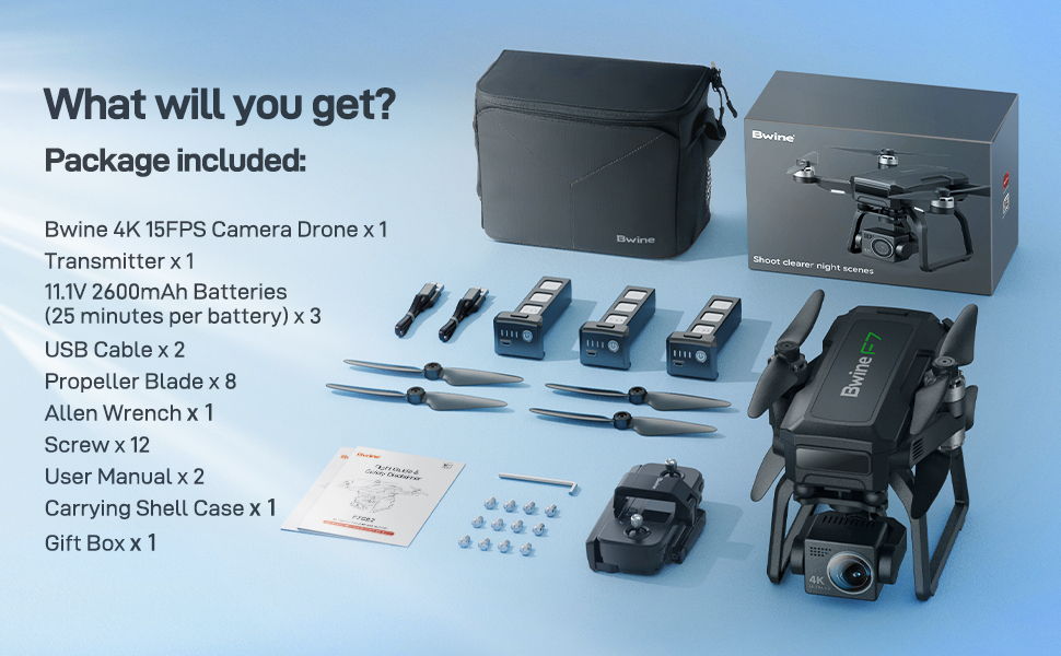 Drones with camera for adults 4K