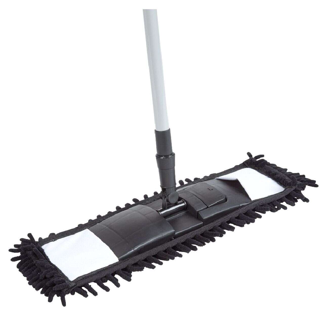 Balai plat microfibre noir